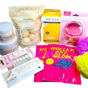 Gift Beauty‎ Spa Body Set Lot Nail Scrub Bath Bomb Exfoliating Parissa Vitabath